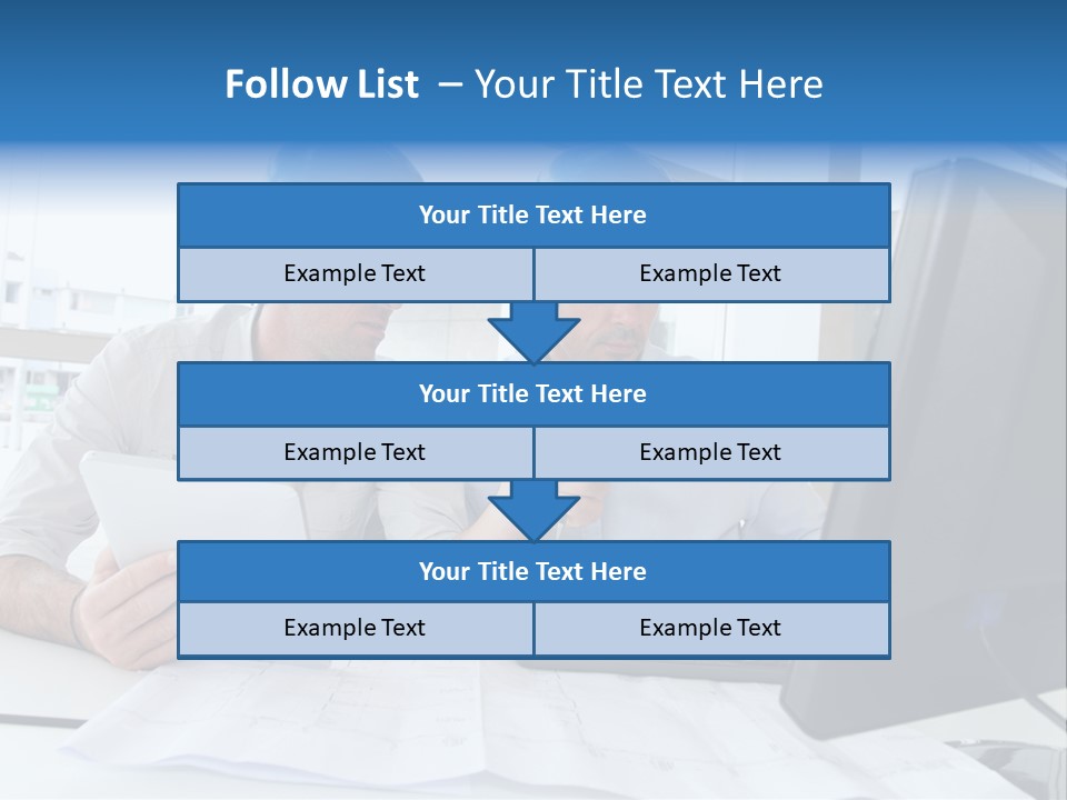 Business Project Computer PowerPoint Template