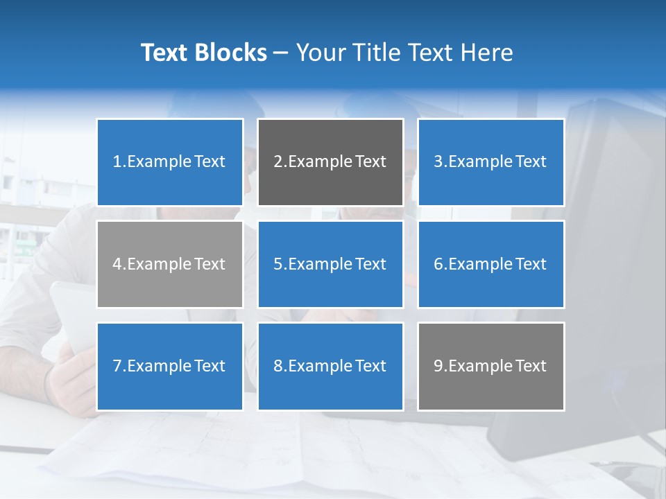 Business Project Computer PowerPoint Template