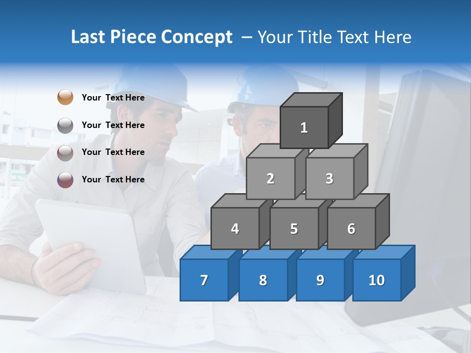 Business Project Computer PowerPoint Template