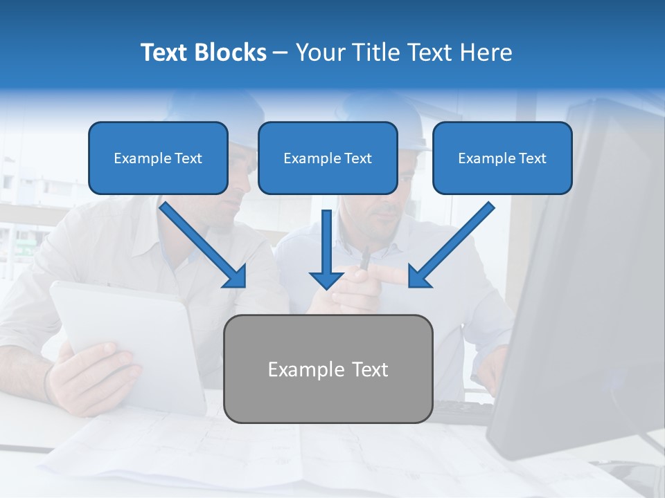 Business Project Computer PowerPoint Template
