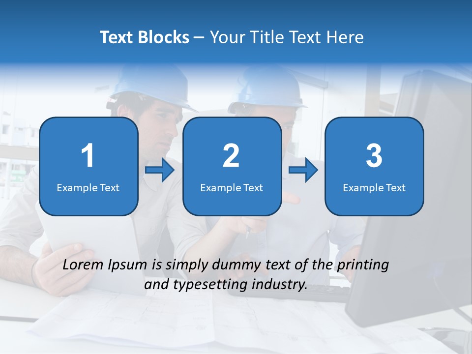 Business Project Computer PowerPoint Template
