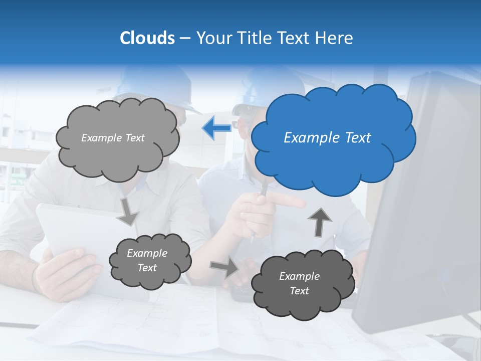 Business Project Computer PowerPoint Template