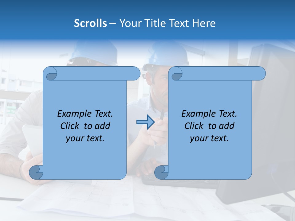 Business Project Computer PowerPoint Template