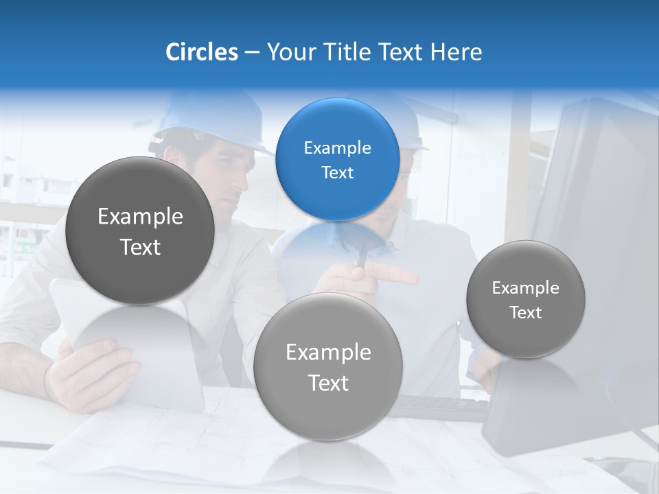 Business Project Computer PowerPoint Template