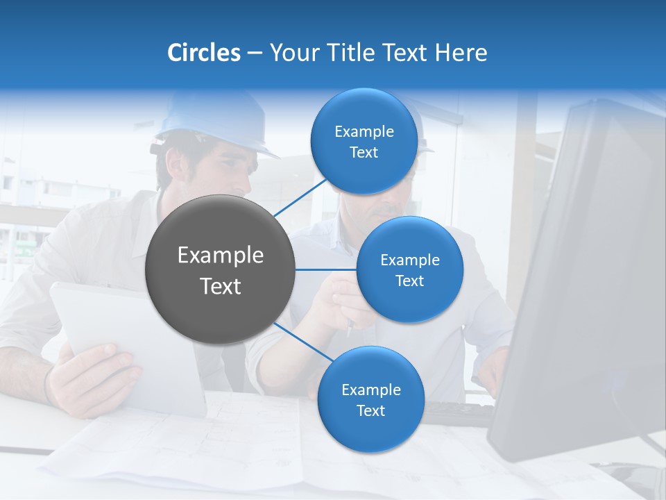 Business Project Computer PowerPoint Template