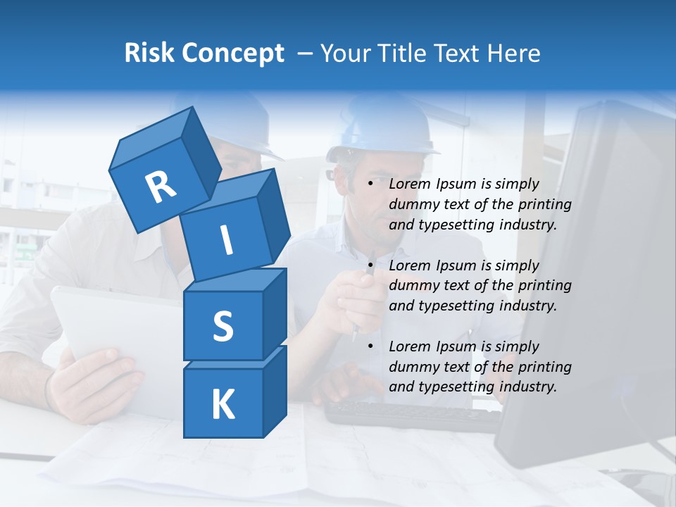 Business Project Computer PowerPoint Template