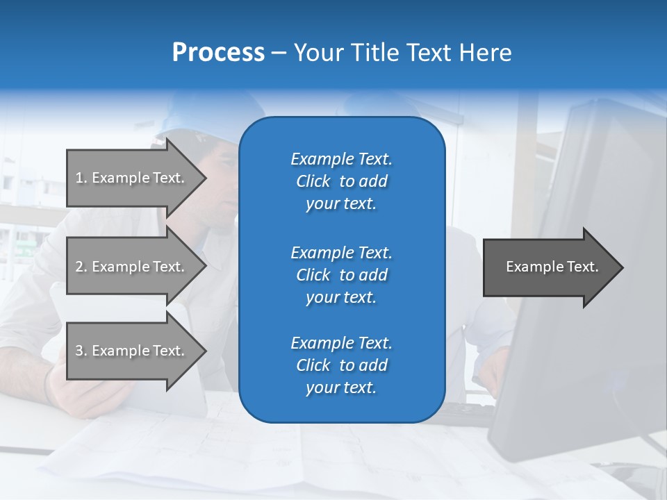 Business Project Computer PowerPoint Template