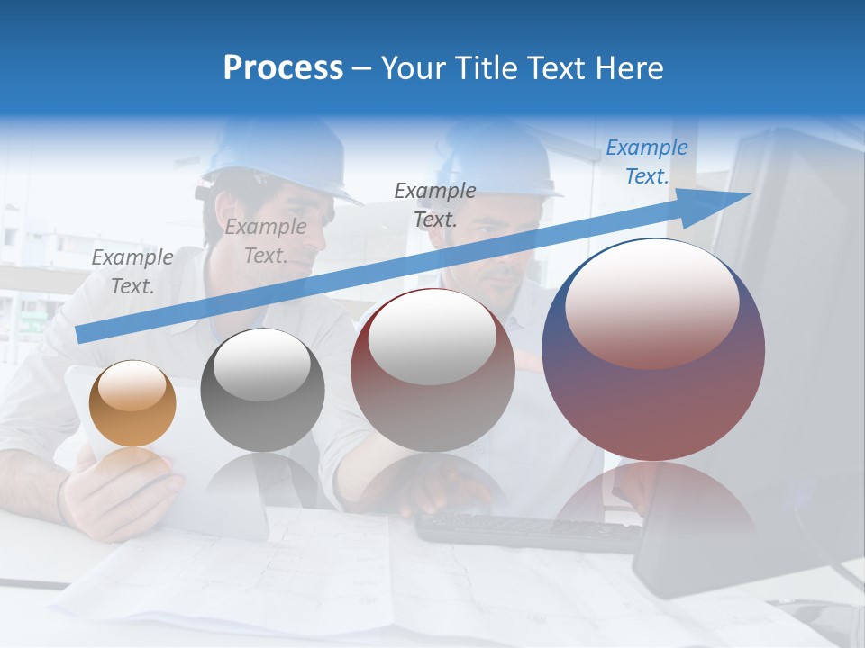 Business Project Computer PowerPoint Template