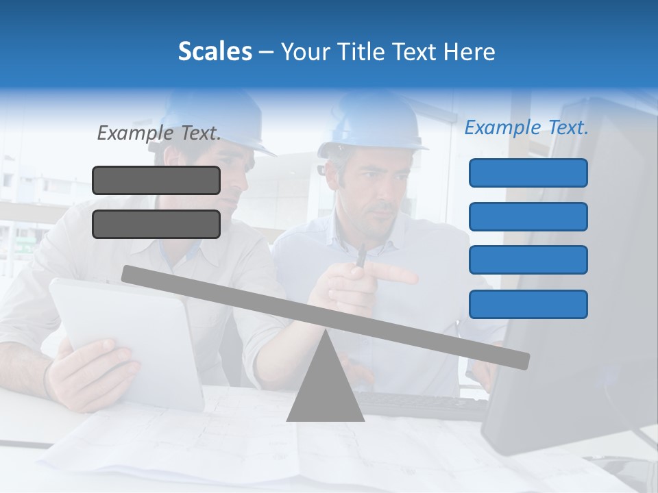 Business Project Computer PowerPoint Template