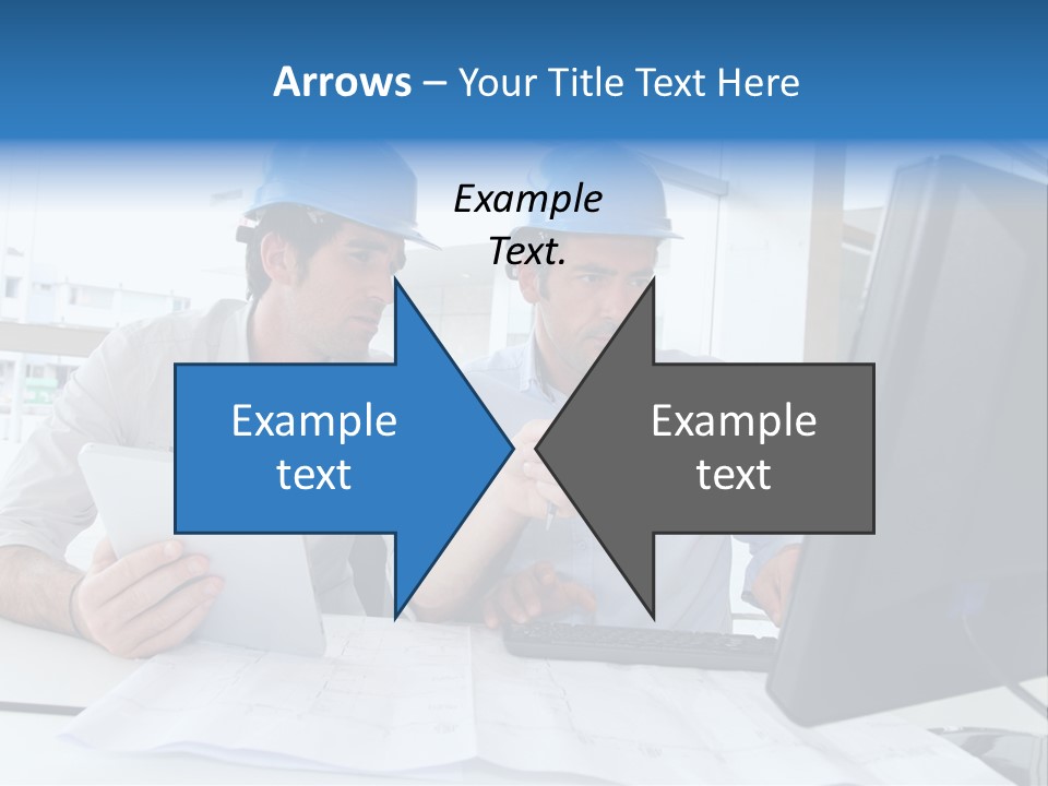 Business Project Computer PowerPoint Template