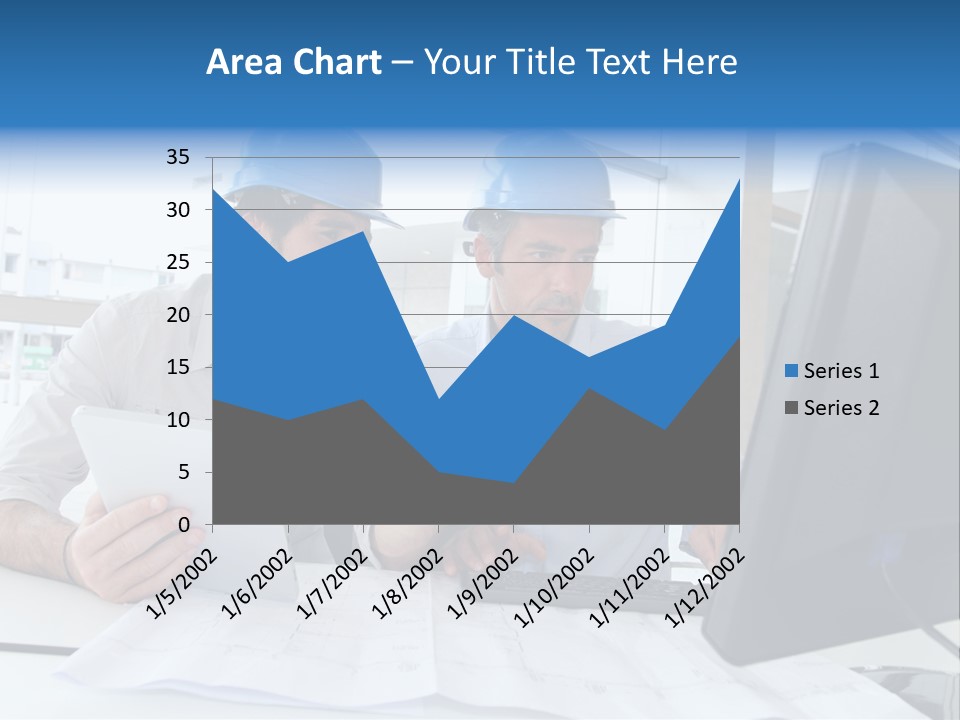 Business Project Computer PowerPoint Template