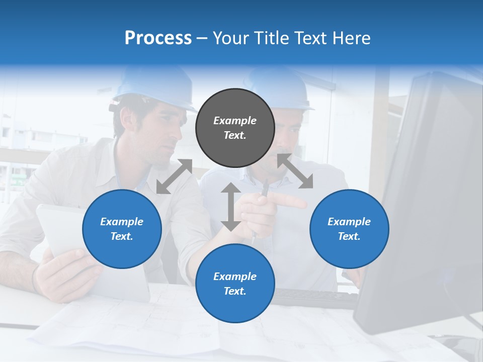 Business Project Computer PowerPoint Template