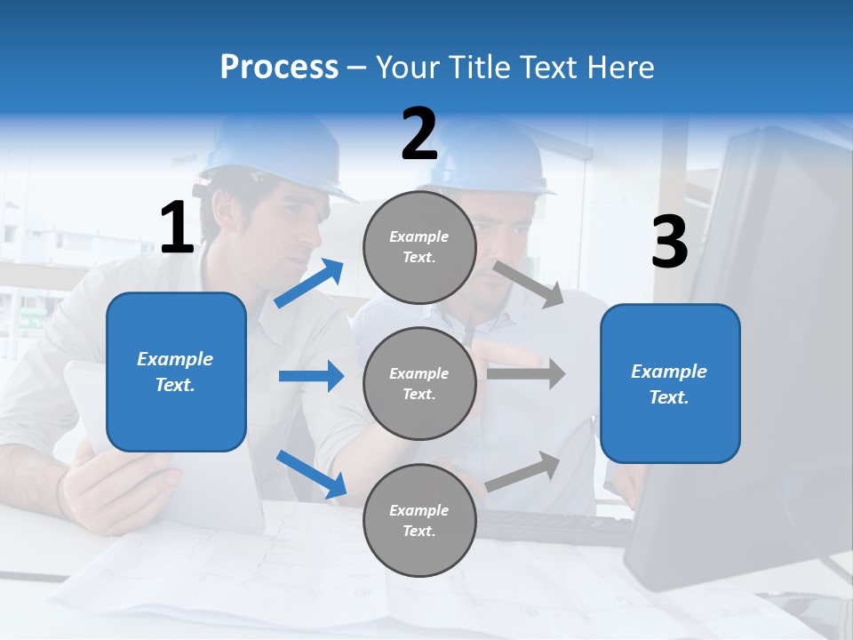 Business Project Computer PowerPoint Template