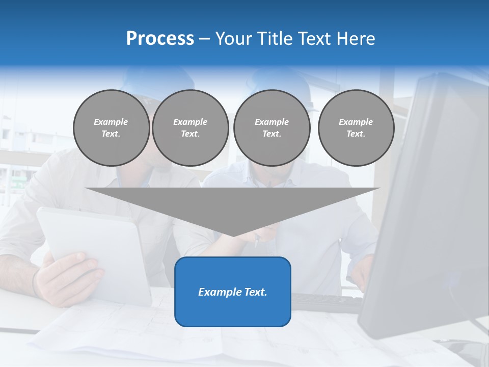 Business Project Computer PowerPoint Template
