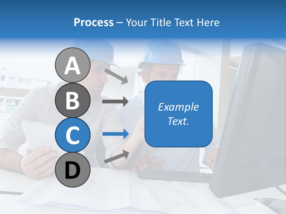 Business Project Computer PowerPoint Template