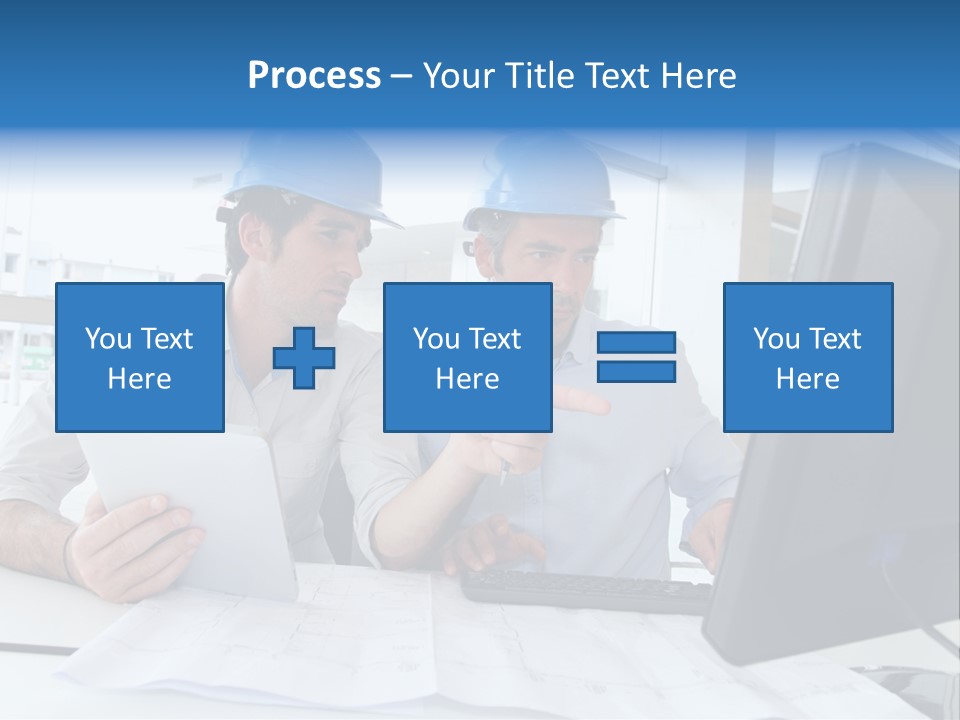 Business Project Computer PowerPoint Template