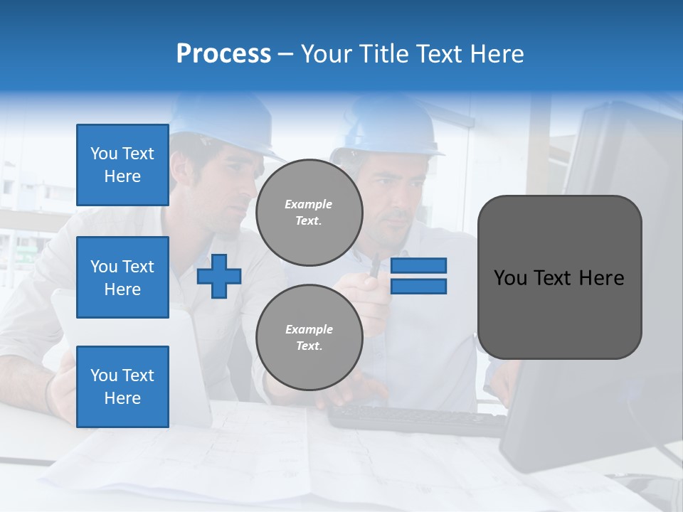 Business Project Computer PowerPoint Template