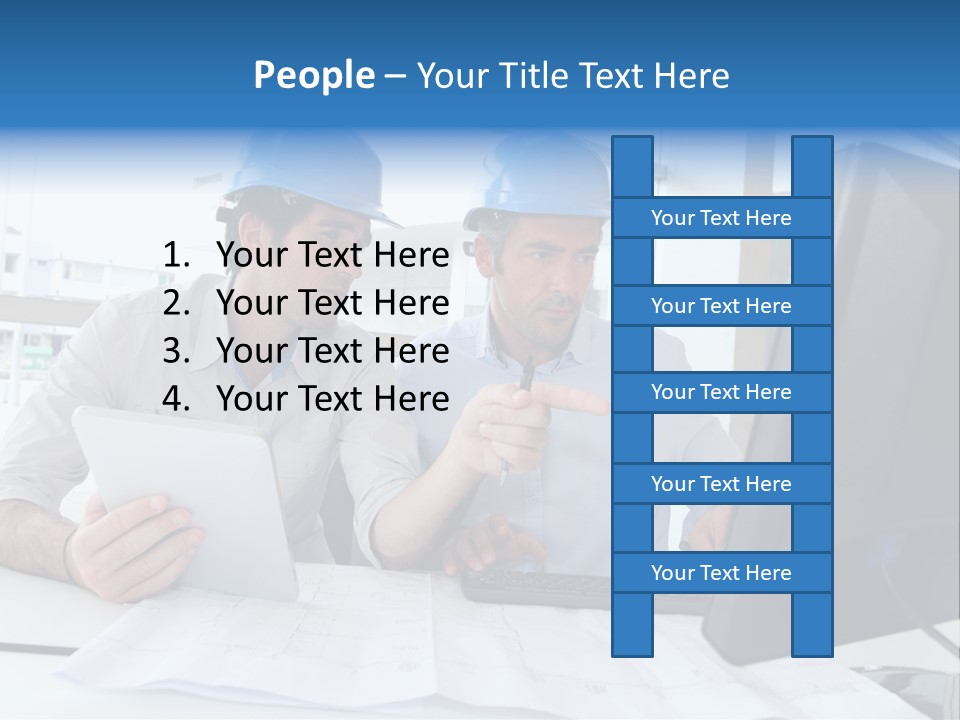 Business Project Computer PowerPoint Template