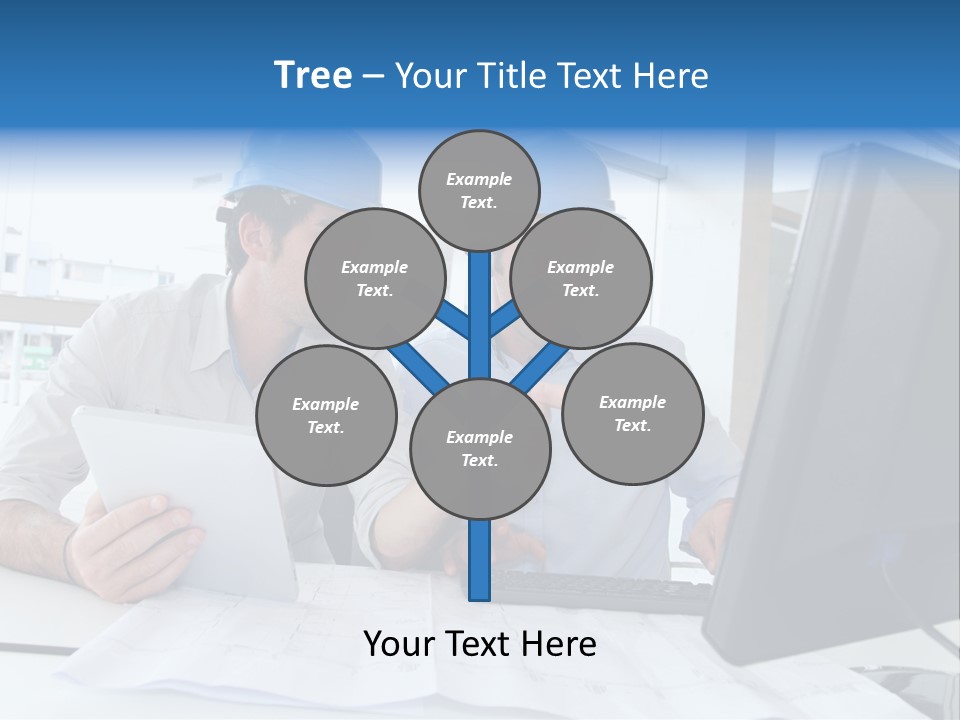 Business Project Computer PowerPoint Template