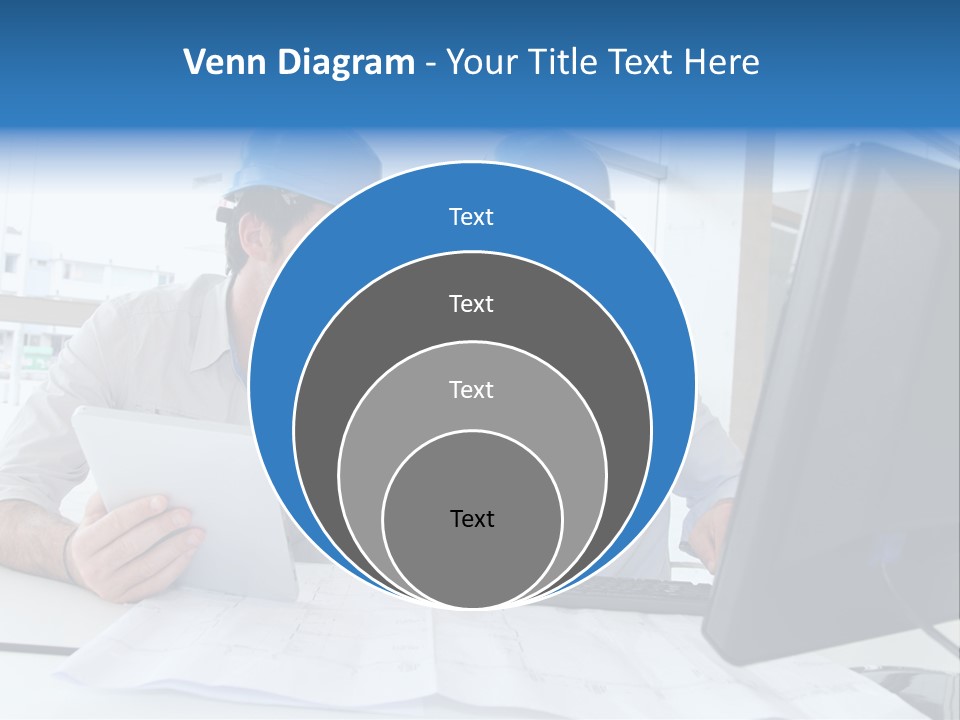 Business Project Computer PowerPoint Template