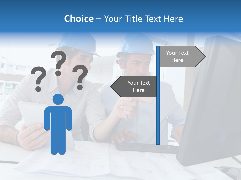 Business Project Computer PowerPoint Template