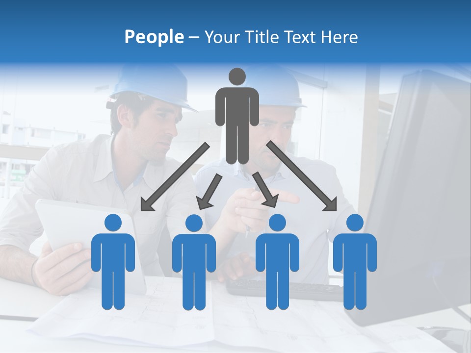Business Project Computer PowerPoint Template