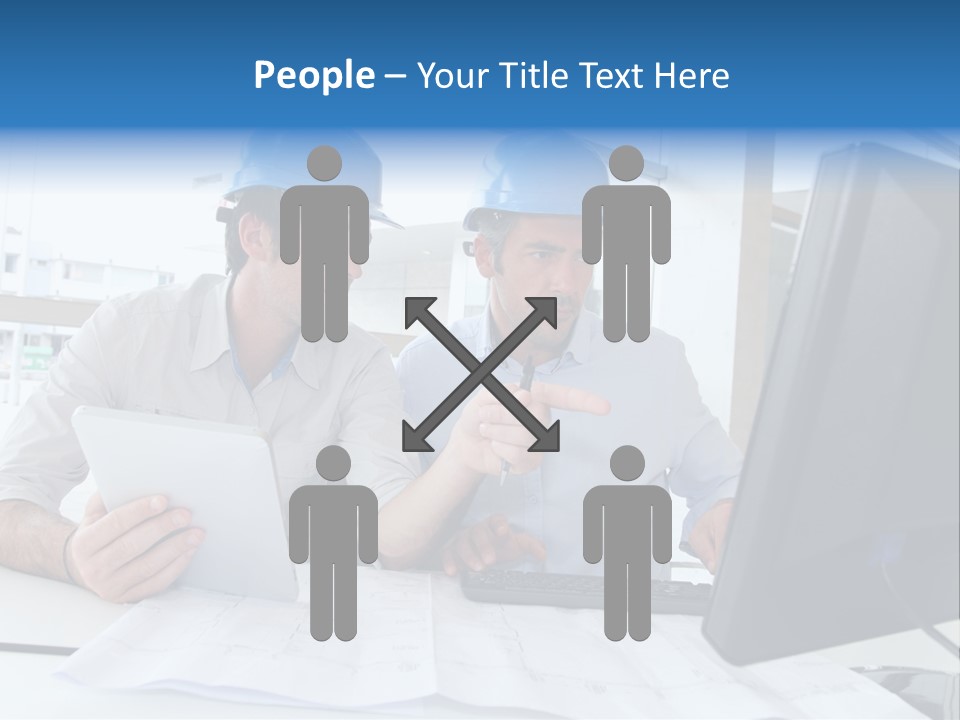 Business Project Computer PowerPoint Template