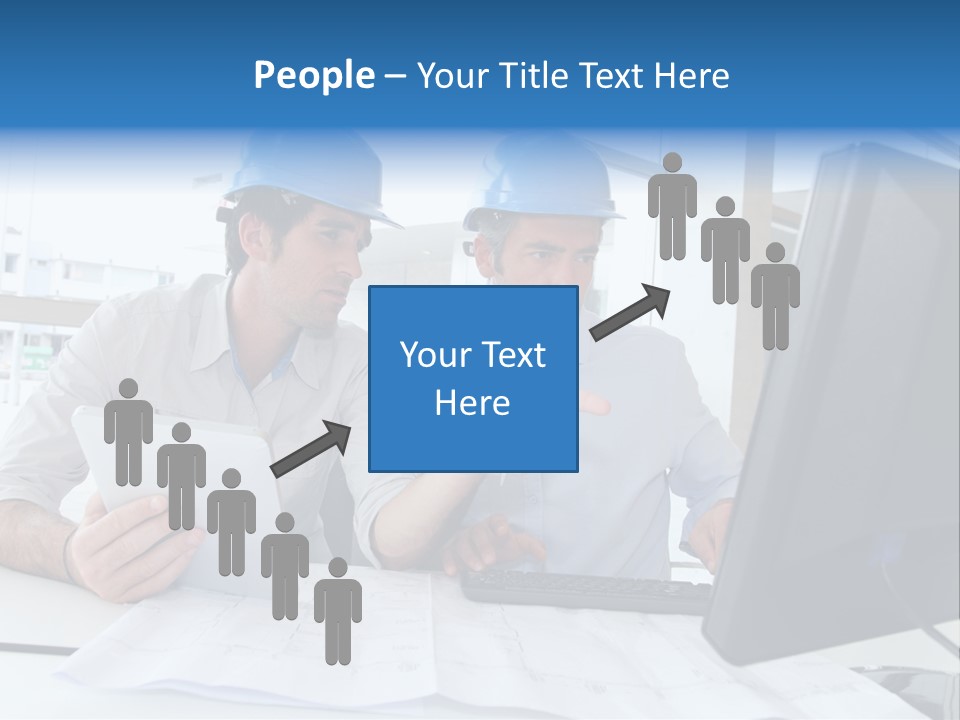 Business Project Computer PowerPoint Template