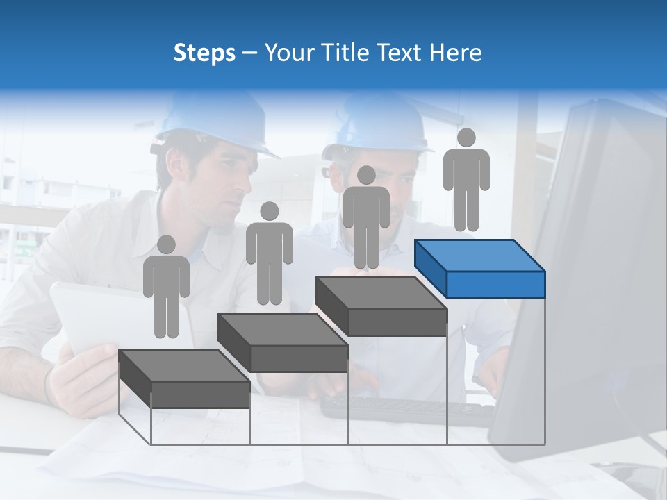 Business Project Computer PowerPoint Template