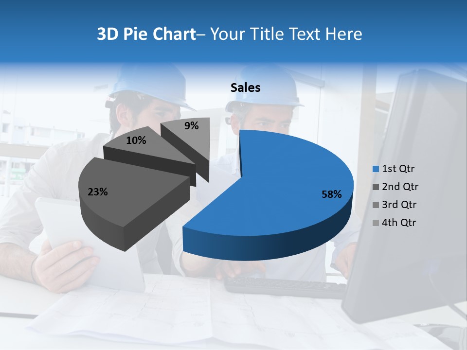 Business Project Computer PowerPoint Template