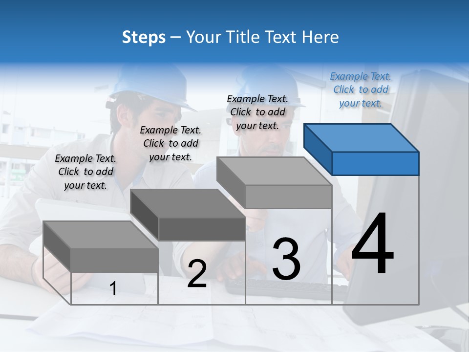 Business Project Computer PowerPoint Template