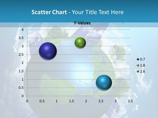 Green Illustration Image PowerPoint Template