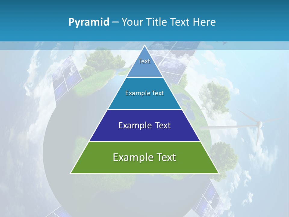Green Illustration Image PowerPoint Template