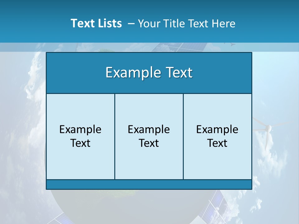 Green Illustration Image PowerPoint Template