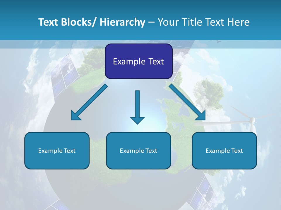Green Illustration Image PowerPoint Template