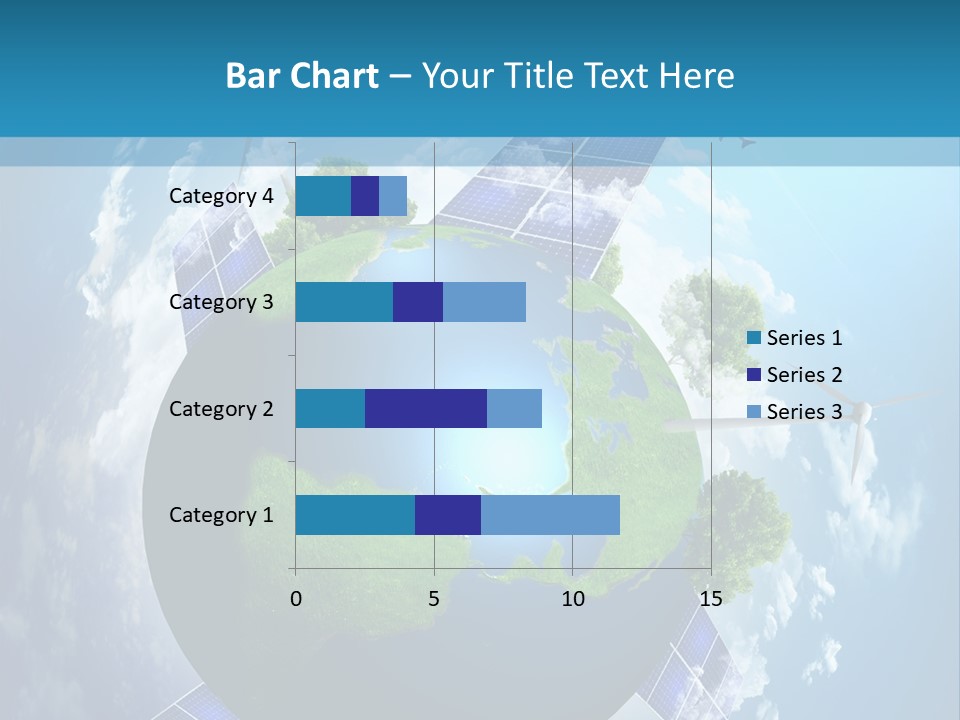 Green Illustration Image PowerPoint Template