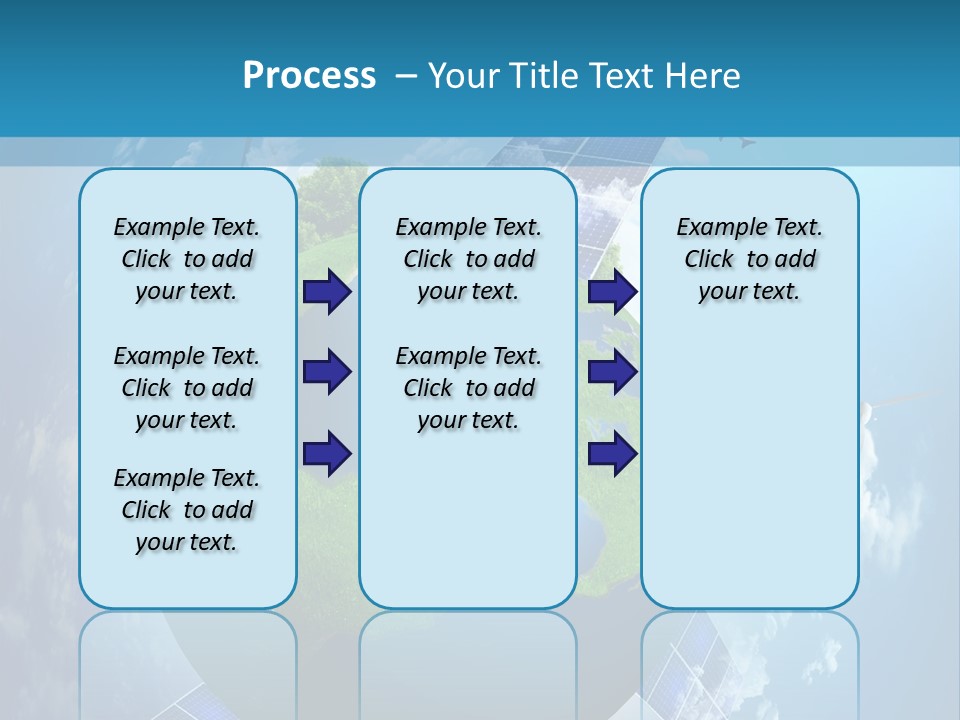 Green Illustration Image PowerPoint Template