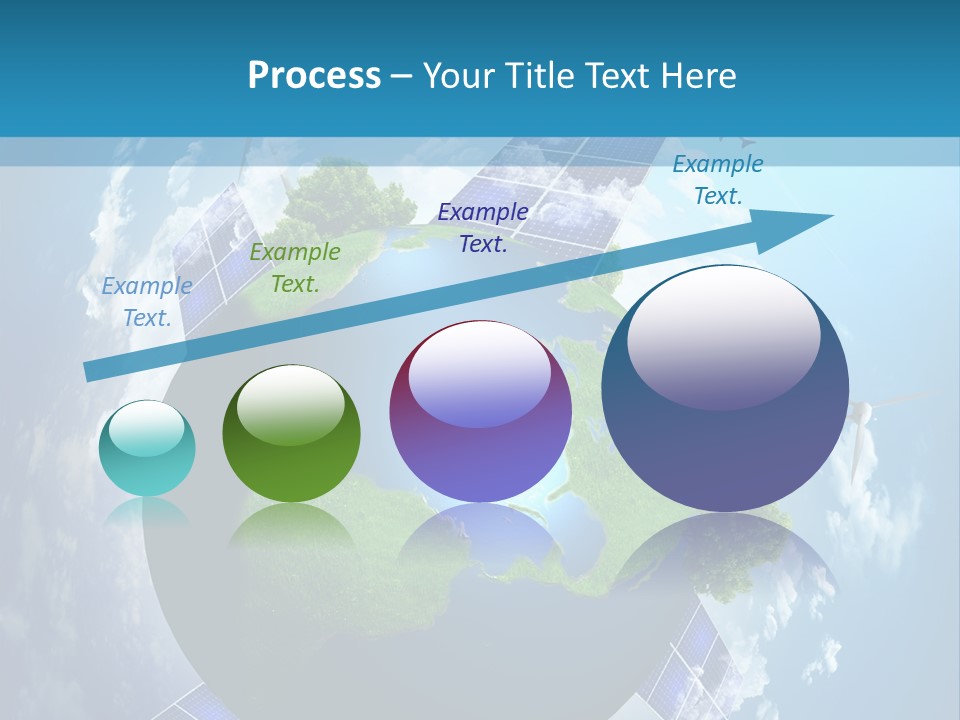 Green Illustration Image PowerPoint Template