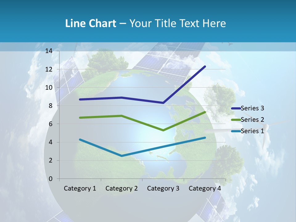 Green Illustration Image PowerPoint Template