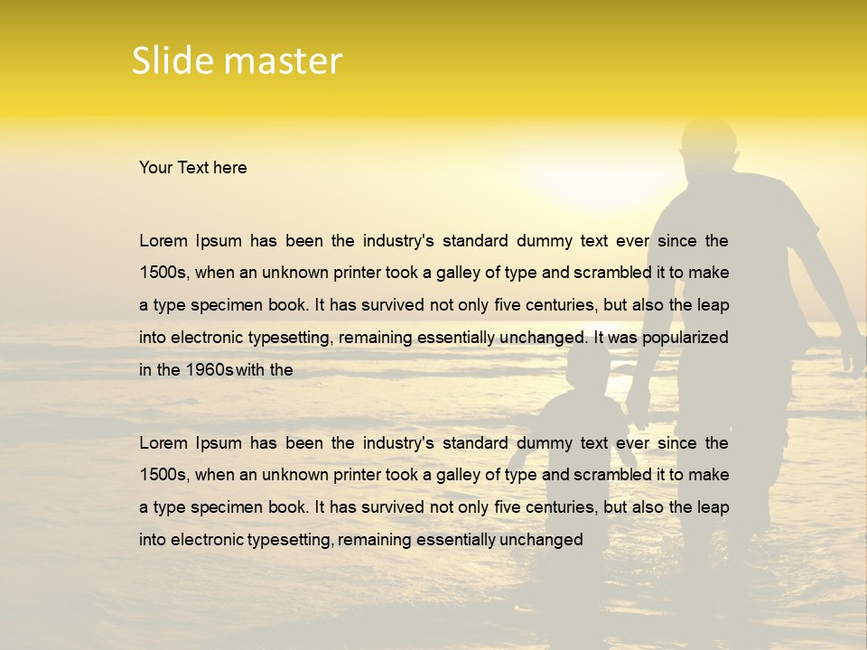 Enjoyment  Sky PowerPoint Template