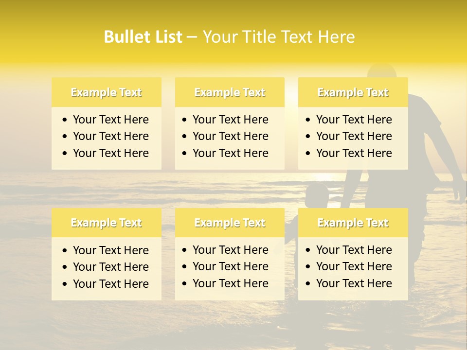 Enjoyment  Sky PowerPoint Template