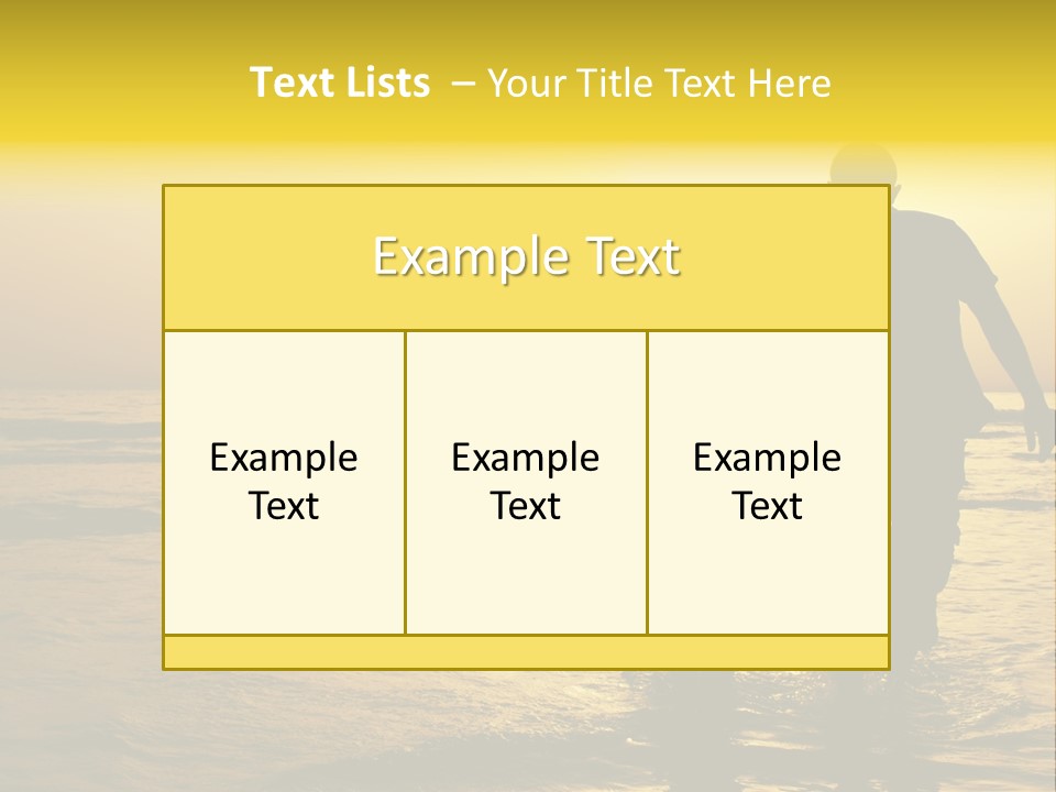 Enjoyment  Sky PowerPoint Template