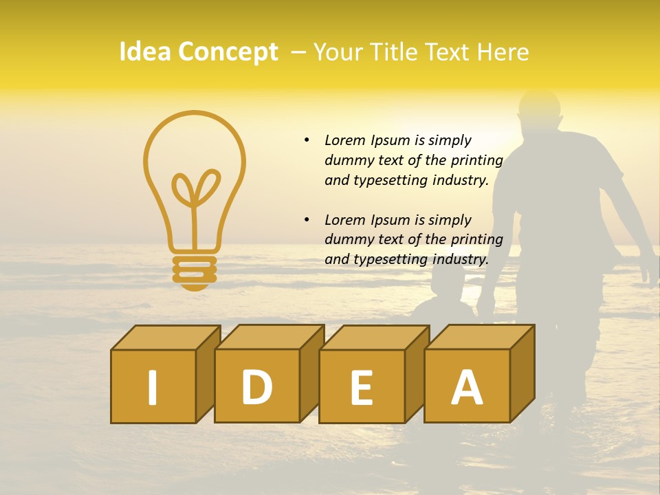 Enjoyment  Sky PowerPoint Template