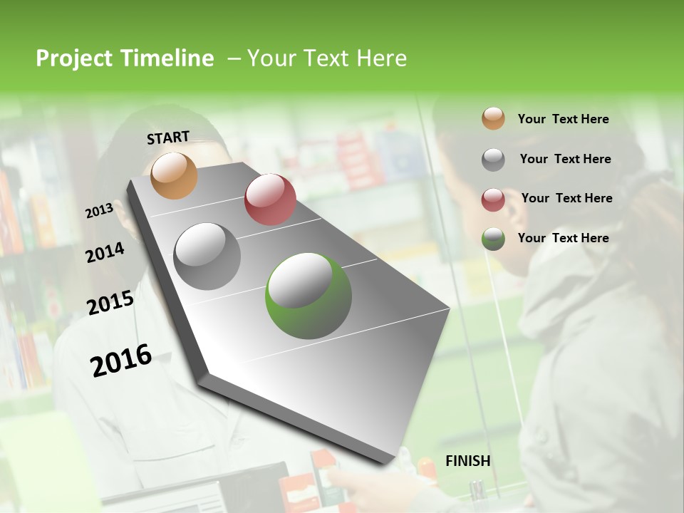 Doctor Medication Seller PowerPoint Template