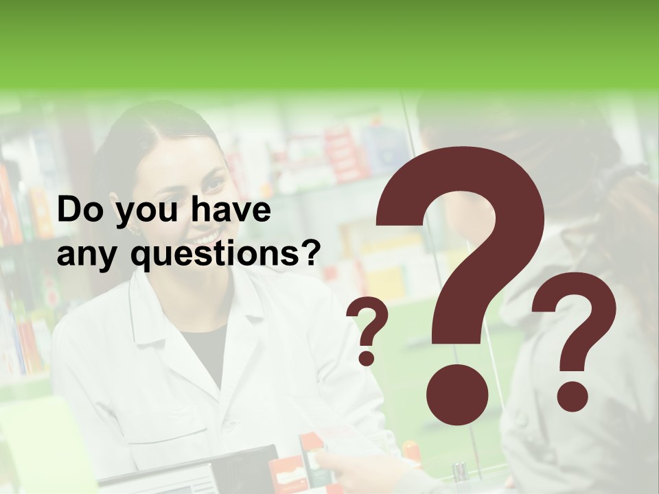 Doctor Medication Seller PowerPoint Template