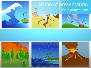 Force Tornado Natural PowerPoint Template