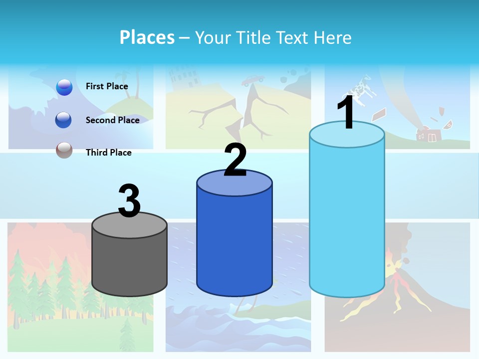 Force Tornado Natural PowerPoint Template