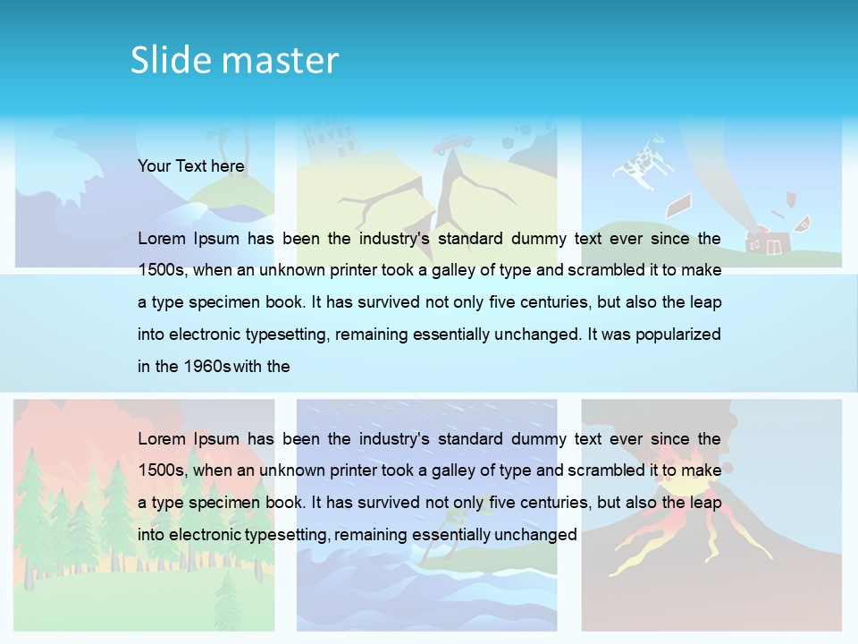 Force Tornado Natural PowerPoint Template