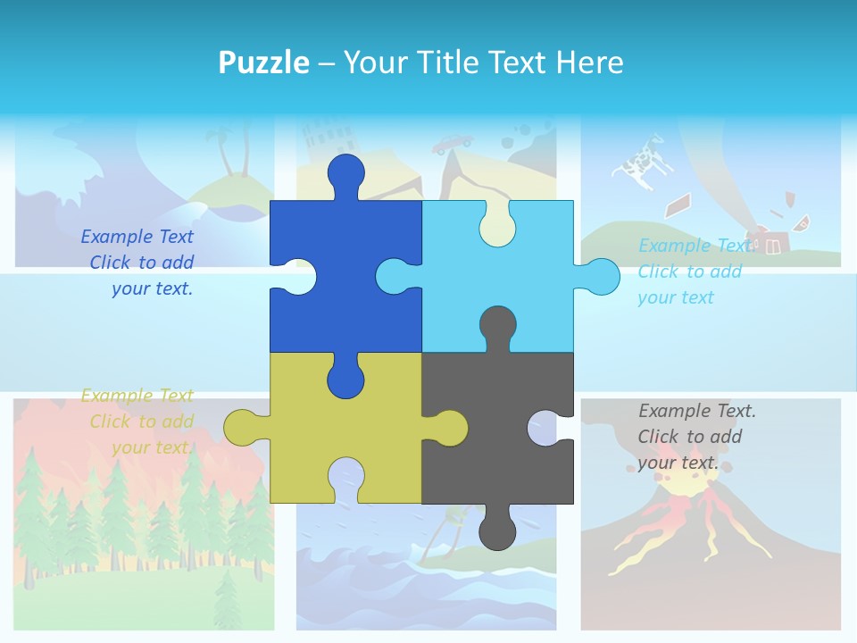 Force Tornado Natural PowerPoint Template