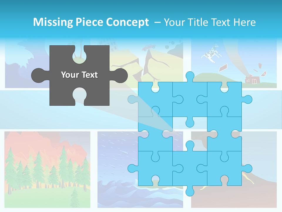 Force Tornado Natural PowerPoint Template